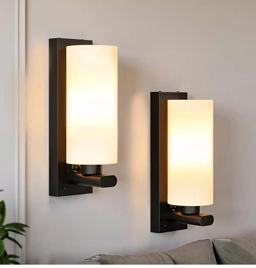 Modern Wall Sconces Set of 2, Bathroom Wall Lamp