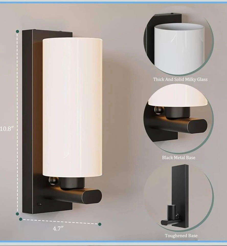 Modern Wall Sconces Set of 2, Bathroom Wall Lamp - photo 2