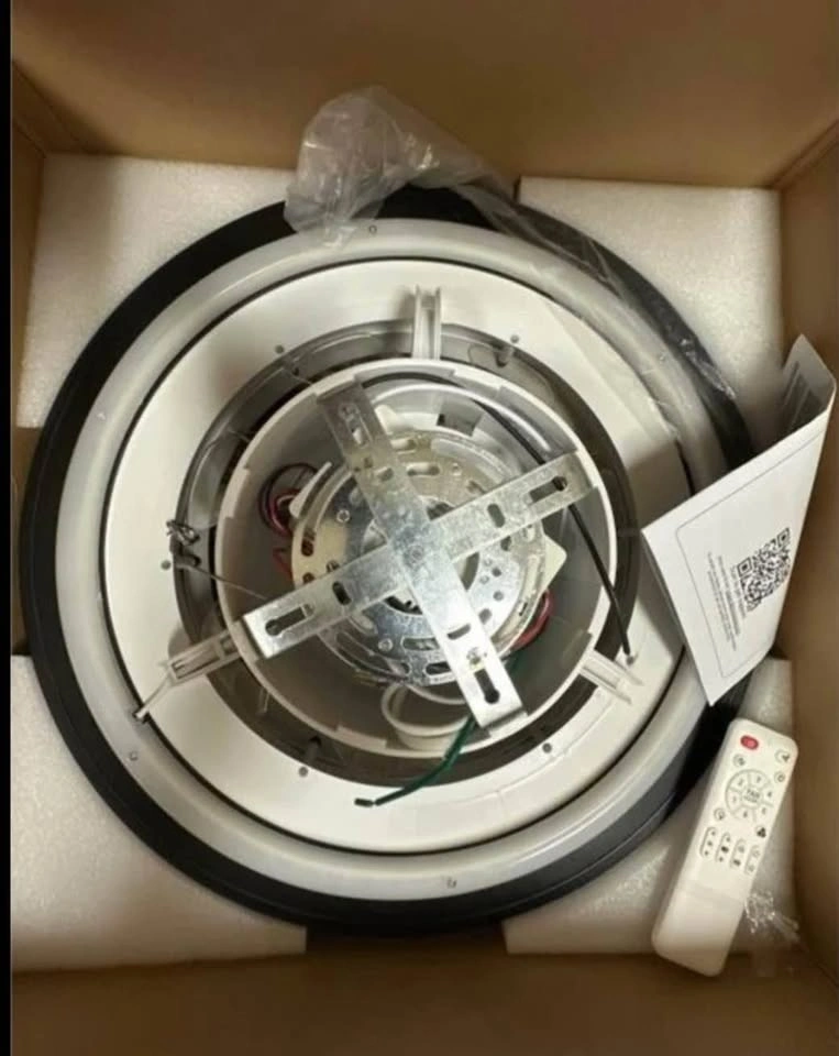 LEDIARY 20" RGB Smart Low Profile Ceiling Fan with Light - photo 2