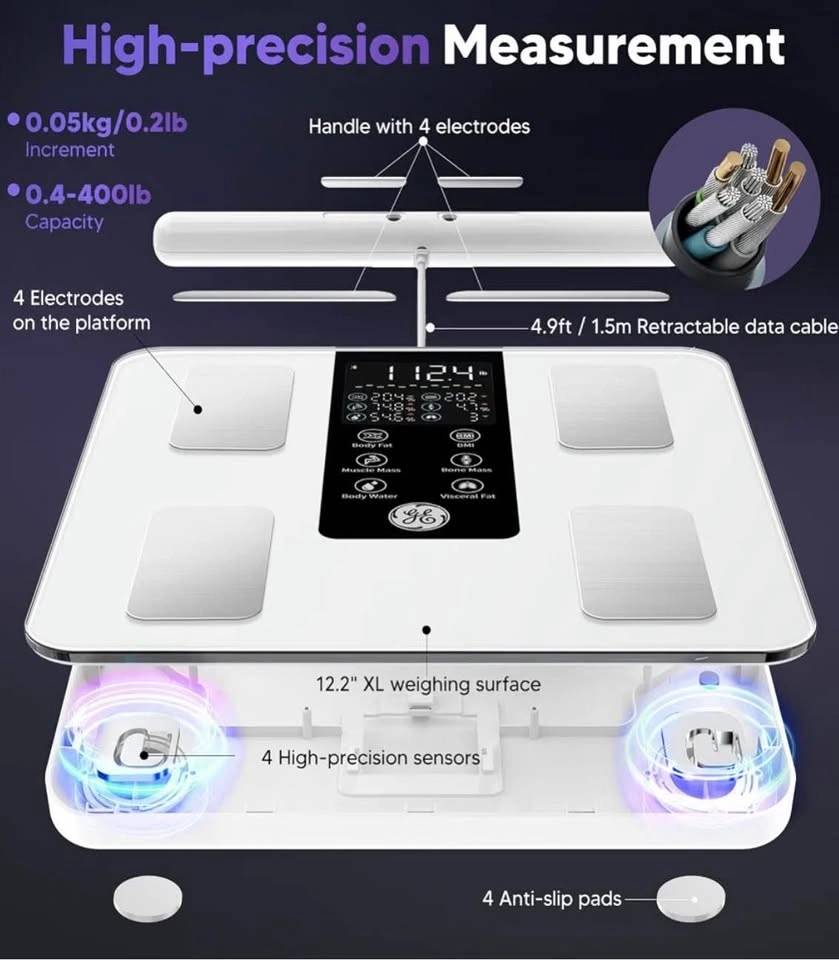 GE Smart Scale for Body Weight: Full Body Composition - photo 5