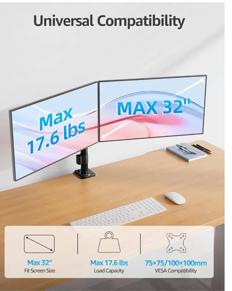 MOUNTUP Dual Monitor Desk Mount - photo 2