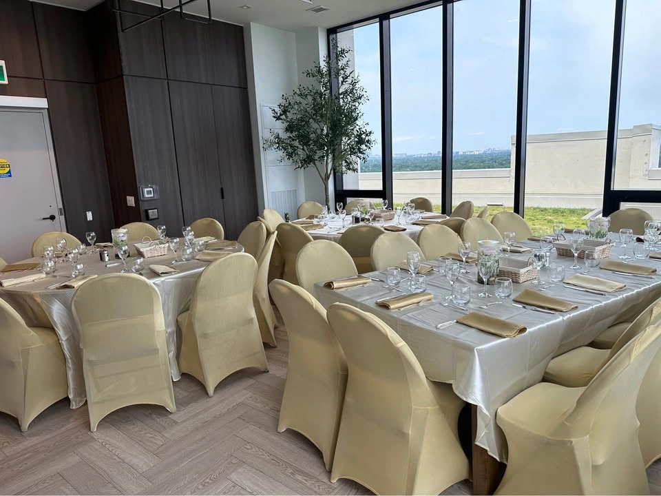 Elegant Event Linens – Complete Set Champagne & Ivory - photo 2
