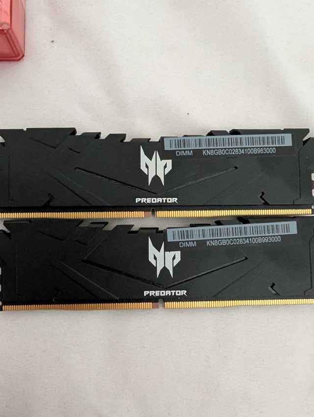 2x8GB DDR5 4800mhz Acer Predator RAM