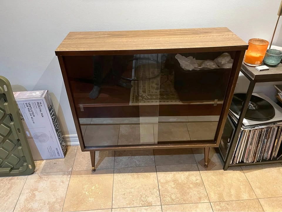 Vintage display cabinet