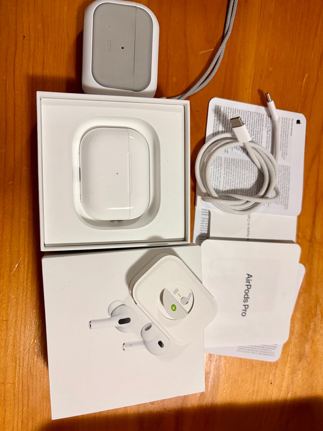 Apple AirPods Pro 2 (USB‑C) + ESR Case — Complete Set - photo 2