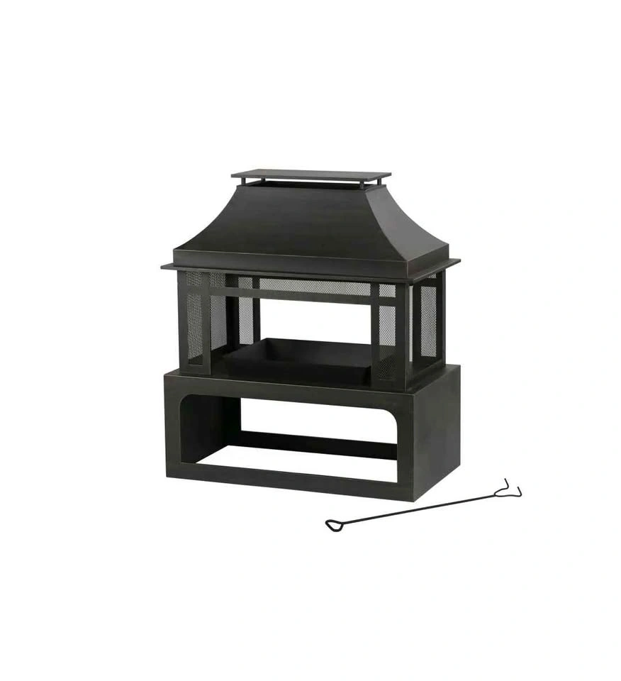 Brand new Steel Outdoor Fireplace. In a box - photo 4