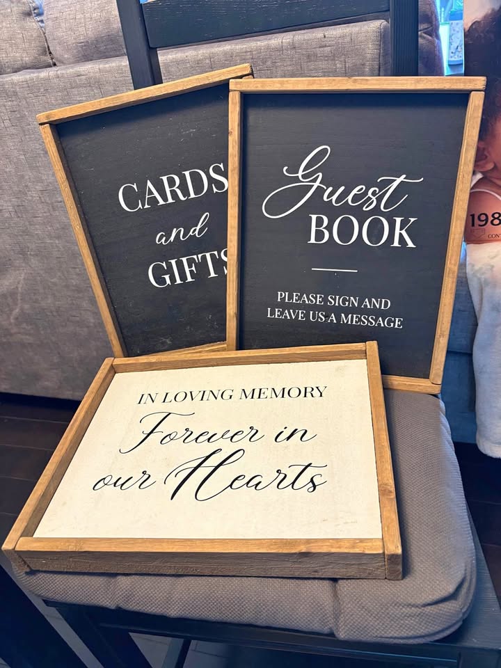 Wood signs