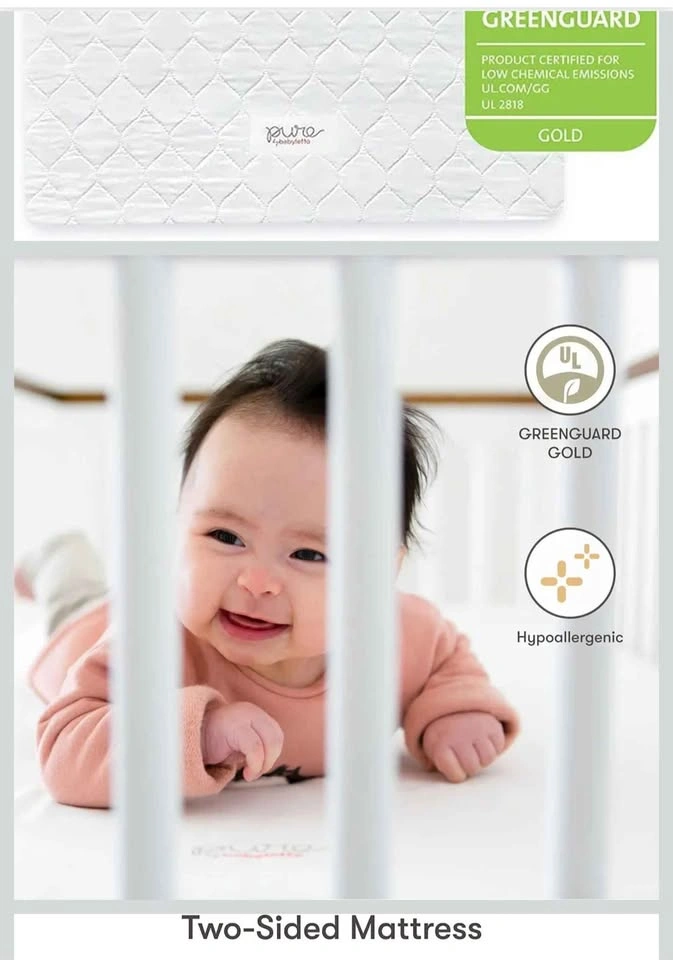 Babyletto Pure Core Mini Crib Mattress, Waterproof, Greenguard - photo 5