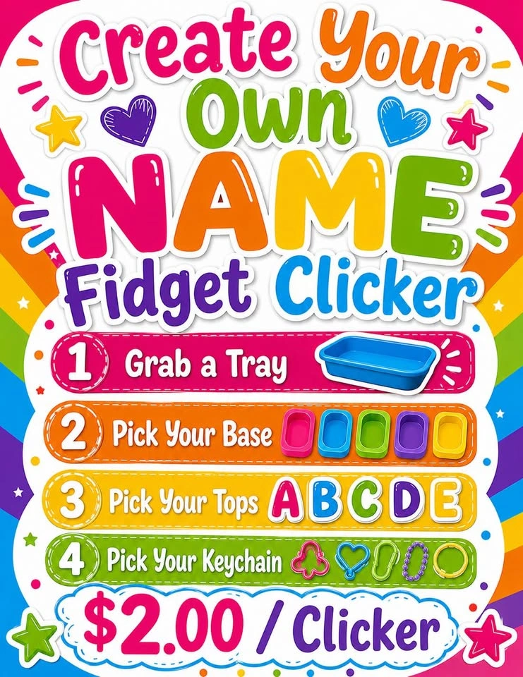 Personalized Name Clickers - photo 3