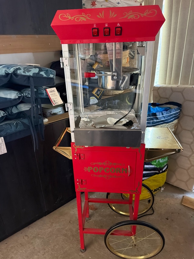 Nostalgia Popcorn Cart