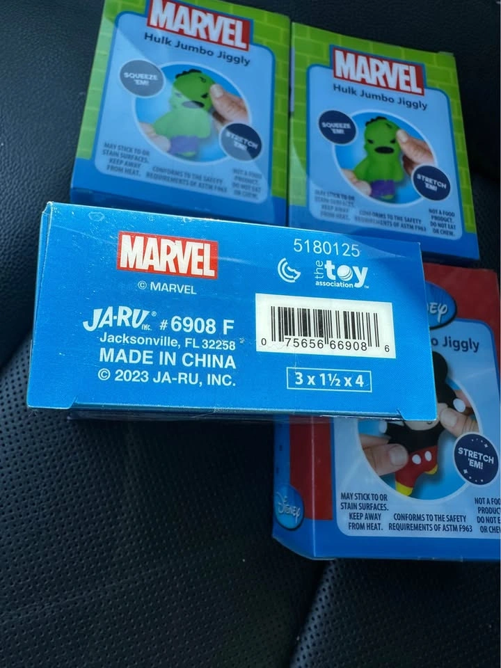 JA-RU Marvel & Disney Jumbo Jiggly Squeeze Toys - 4 Pack - photo 3