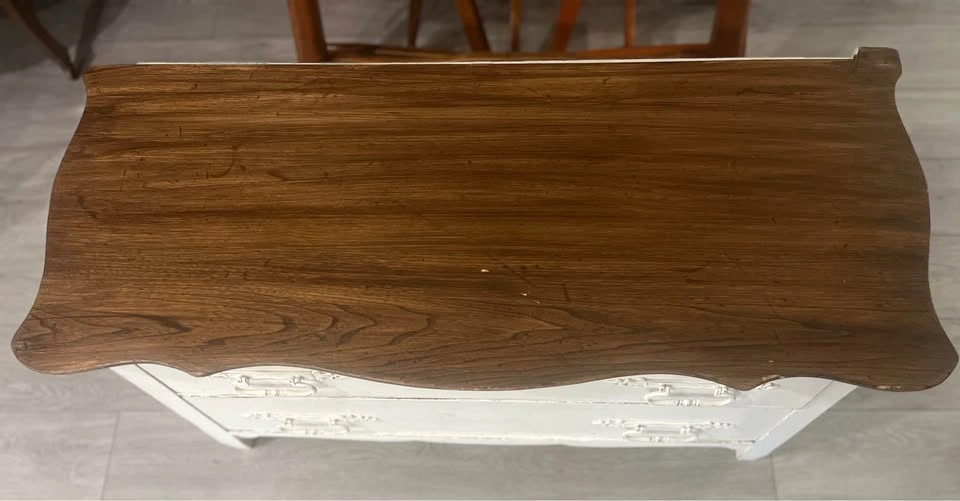 Solid Wood Rustic Antique-Style 2-Drawer Dresser - photo 3