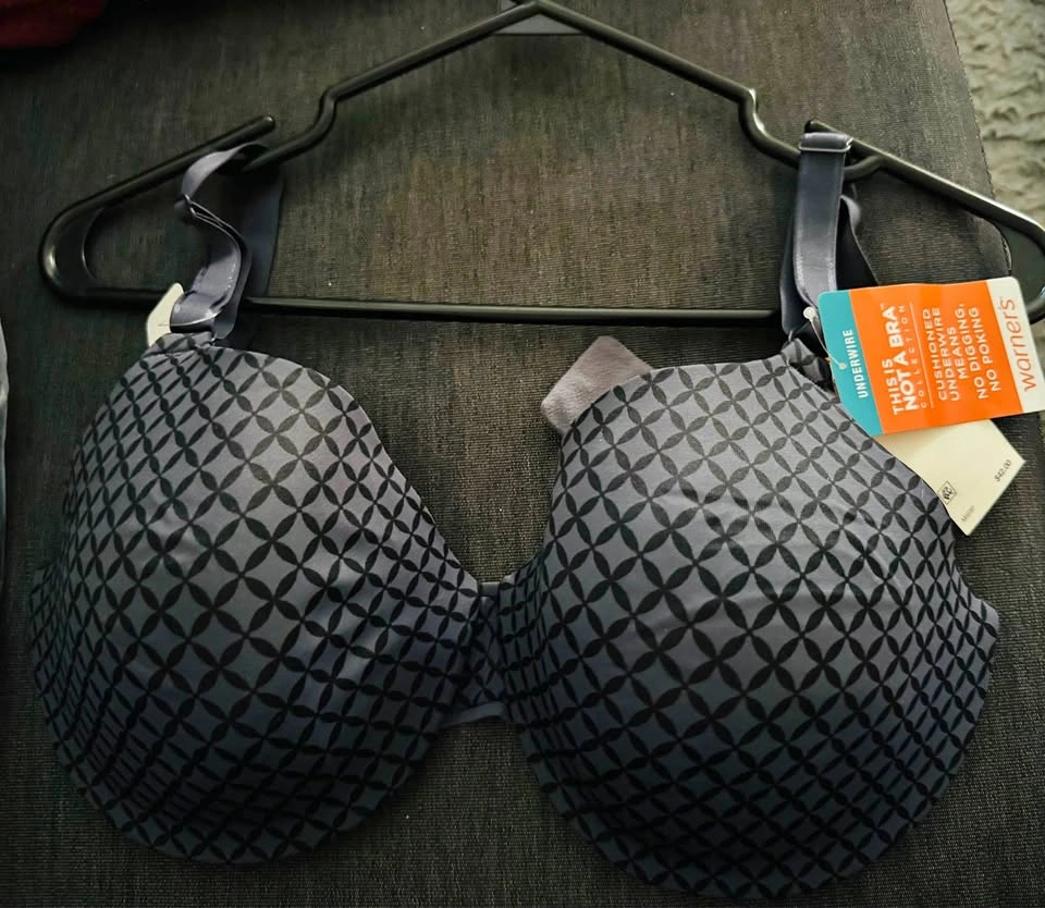 warner’s bra 01593 Bra gray print 34DD