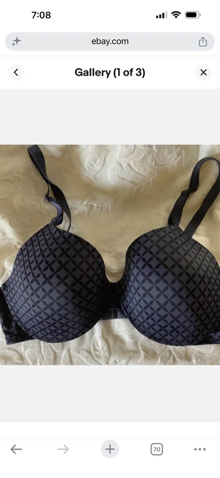 warner’s bra 01593 Bra gray print 34DD - photo 2