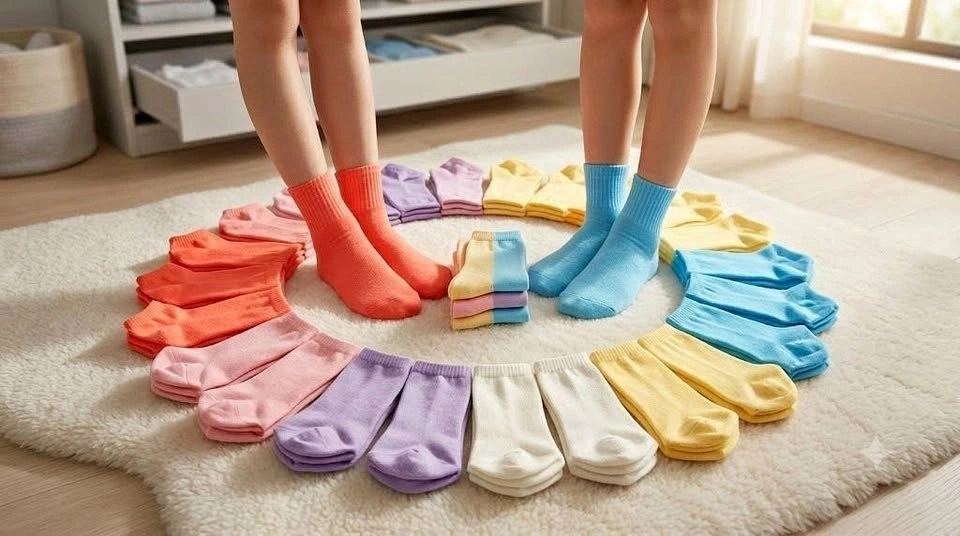 20x SOCKS 10-14Y Kids Multi-Color Low-Cut Pack