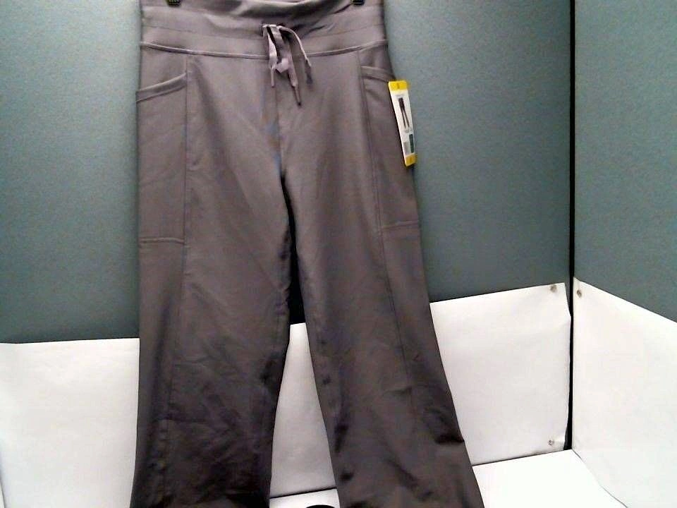 Yoga Pants SML Grey Wide Leg Ribbed Lounge Trousers