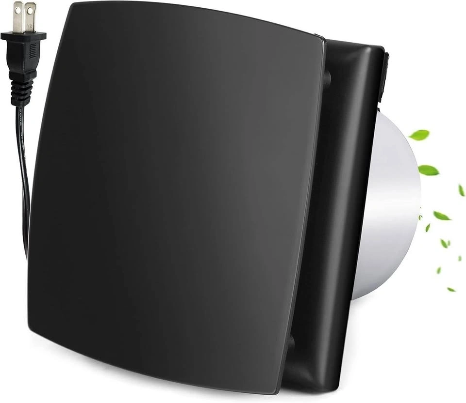 Exhaust Fan Bathroom Fan, 4-INCH 55CFM Black - photo 2