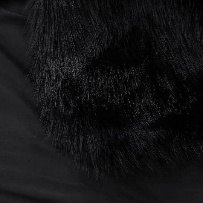 Amazhiyu Cropped Faux Winter Jacket - photo 3