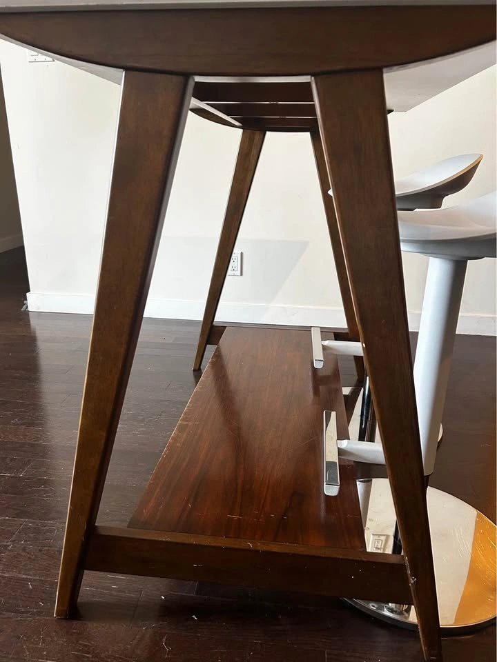 West Elm Counter-Height Kitchen Island / High Top Table - photo 3