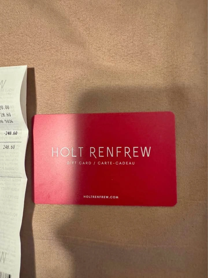 Holts Renfrew Gift Card – $248 Value