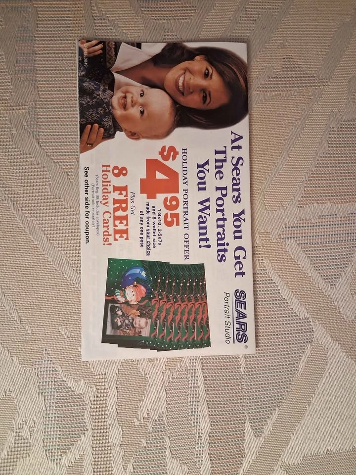 Vintage 1997 Sears Optical Paper Advertisement Collectible - photo 3