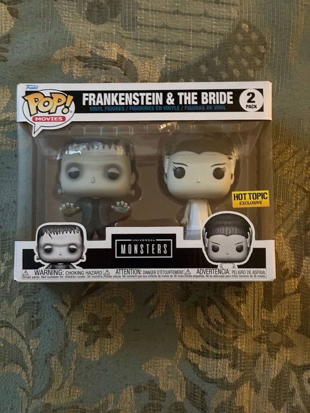 Funko Frankenstein and bride of Frankenstein 2 pack