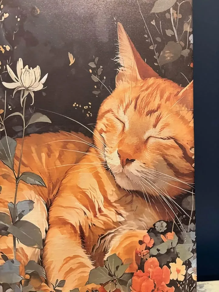 Beautiful Orange Cat Canvas image indicator(2)