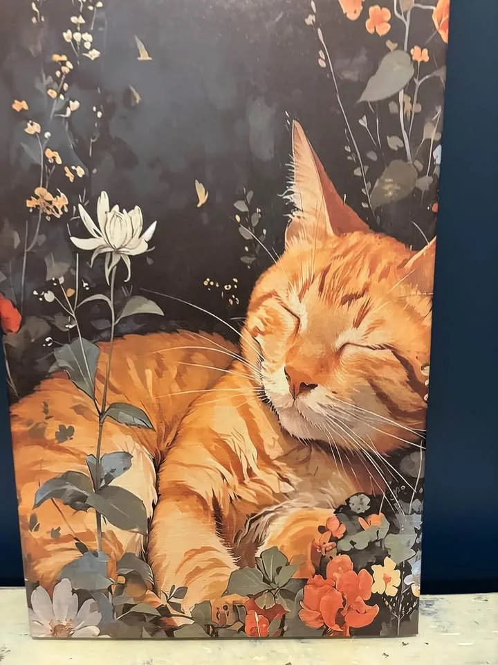 Beautiful Orange Cat Canvas image indicator(4)