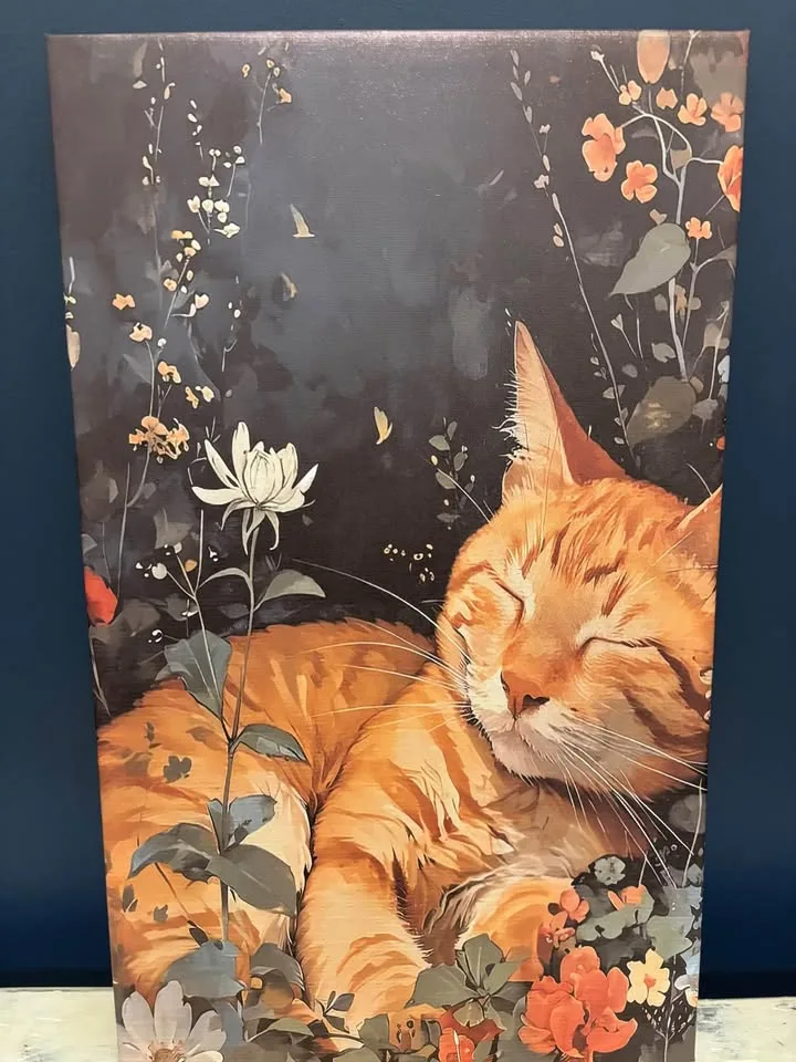 Beautiful Orange Cat Canvas image indicator(5)
