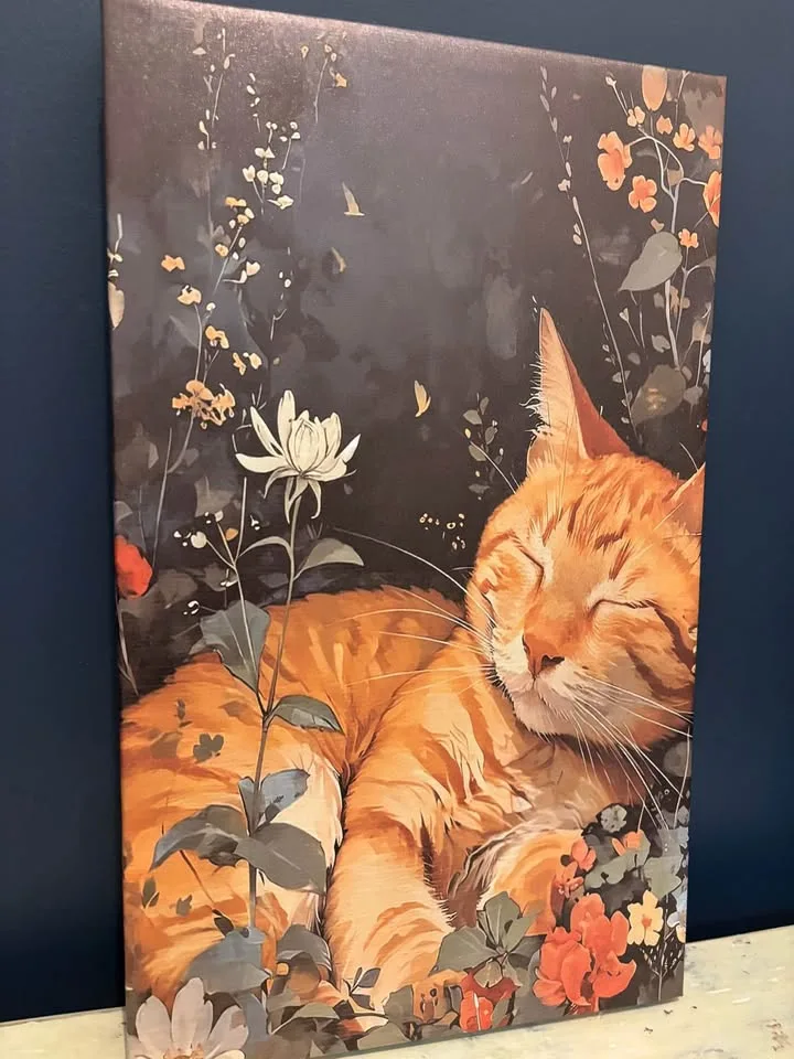 Beautiful Orange Cat Canvas image indicator(6)