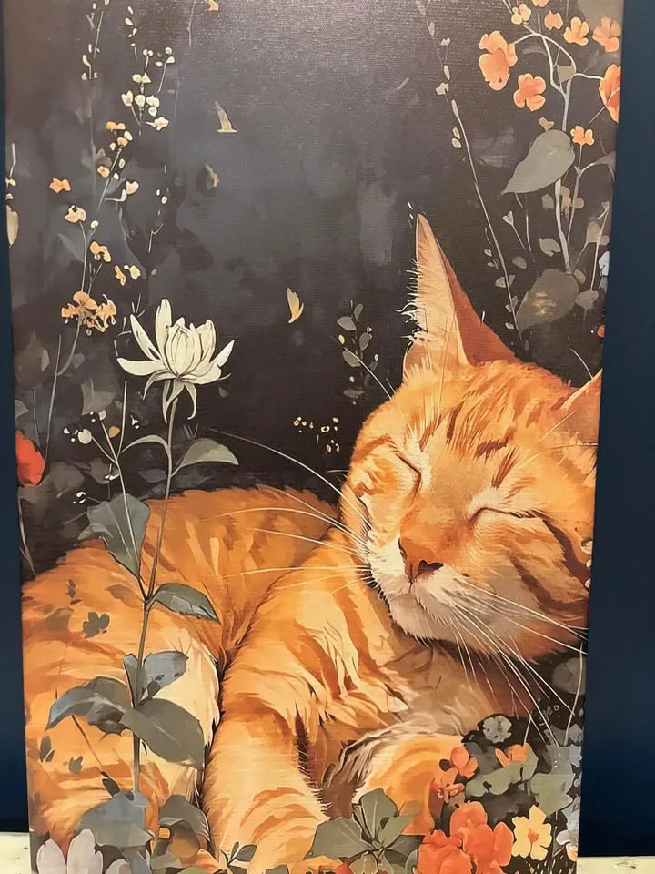 Beautiful Orange Cat Canvas image indicator(7)