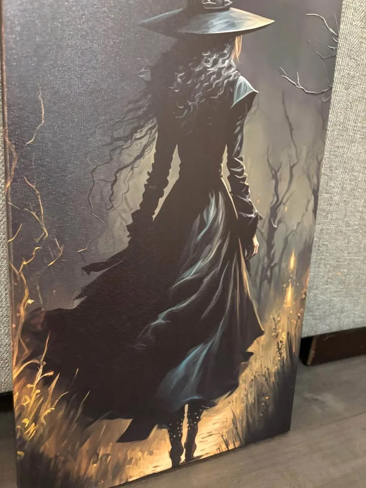 Halloween Witch Canvas Wall Art-Ready To Hang image indicator(6)