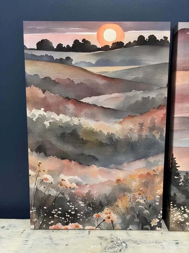 Beautiful Sunset Canvases Ready to hang image indicator(2)