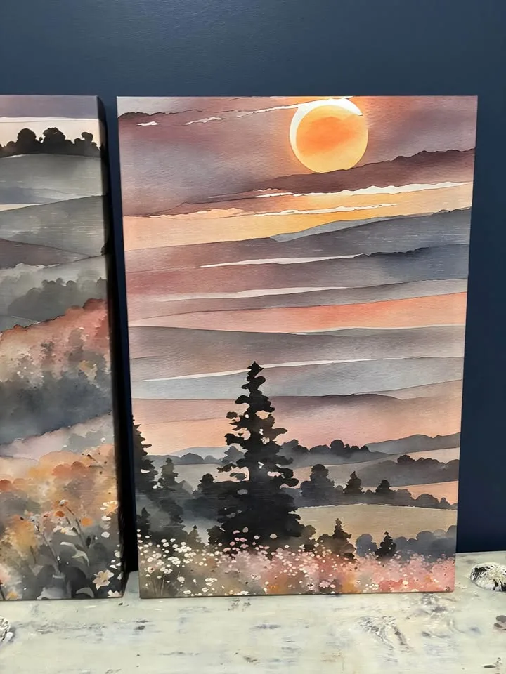 Beautiful Sunset Canvases Ready to hang image indicator(3)