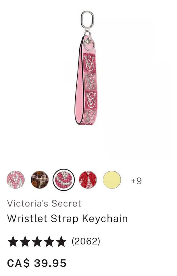 Victoria’s Secret wristlet with charm - photo 3
