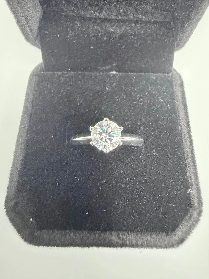 VVS1 Lab Grown Diamond Ring In 925 Sterling Silver - photo 3