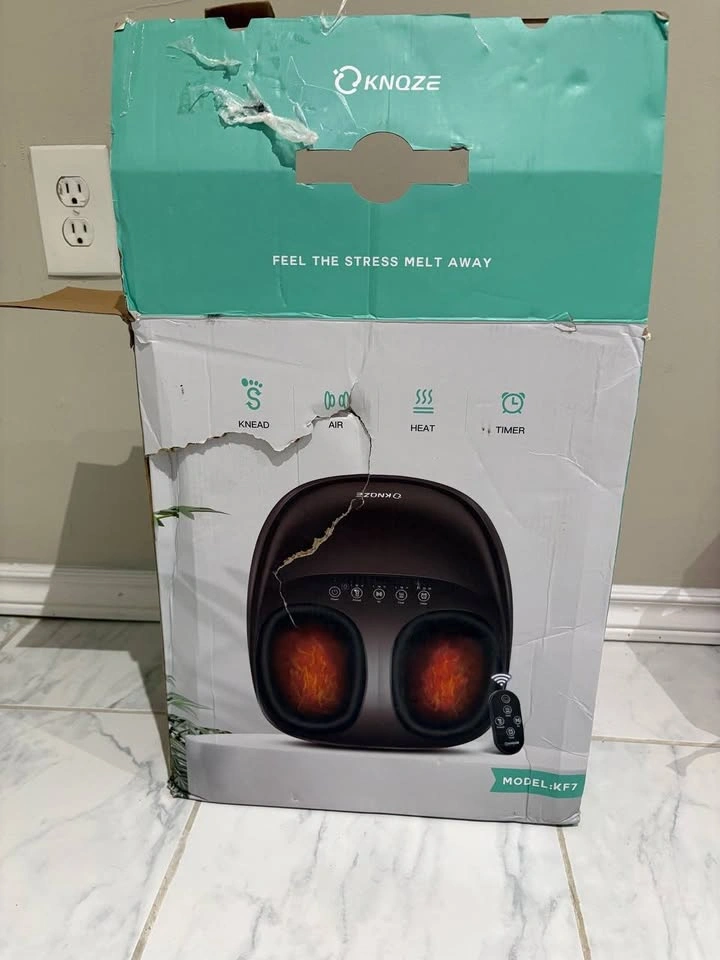 Shiatsu Foot Massager with Heat & Compression - New - photo 3