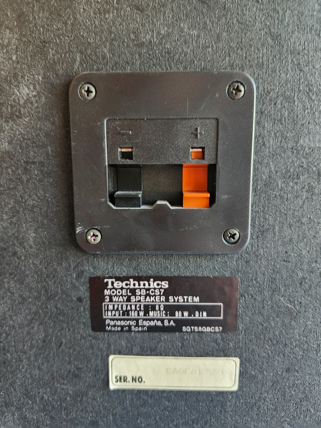 Technics SB-CS7 Speakers - photo 2