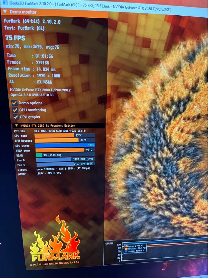 Gaming PC RTX 3080 Ti FE | Ryzen 7 5800X3D | 32GB | 1.5TB SSD - photo 5