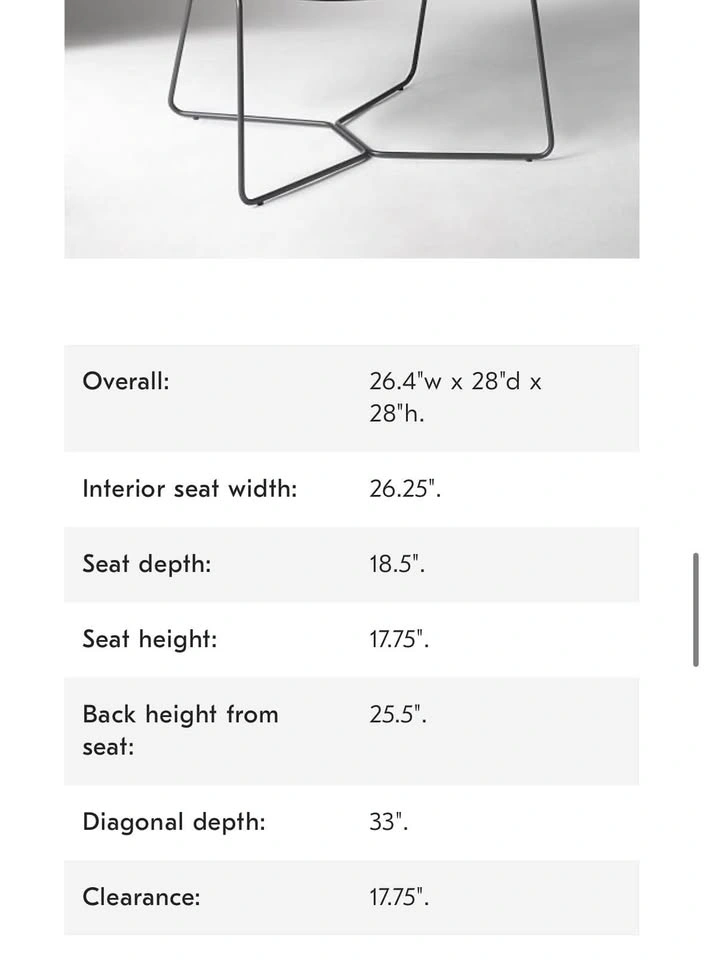 West Elm Slope Chair - photo 4