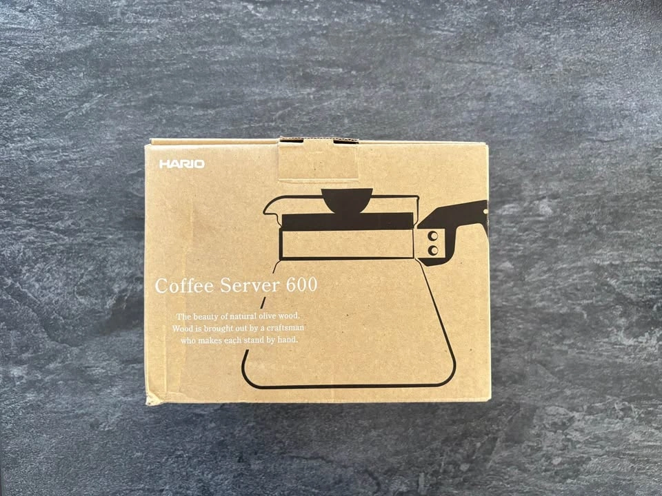 Brand New HARIO V60 Coffee Server Olive Wood 600ml - photo 2