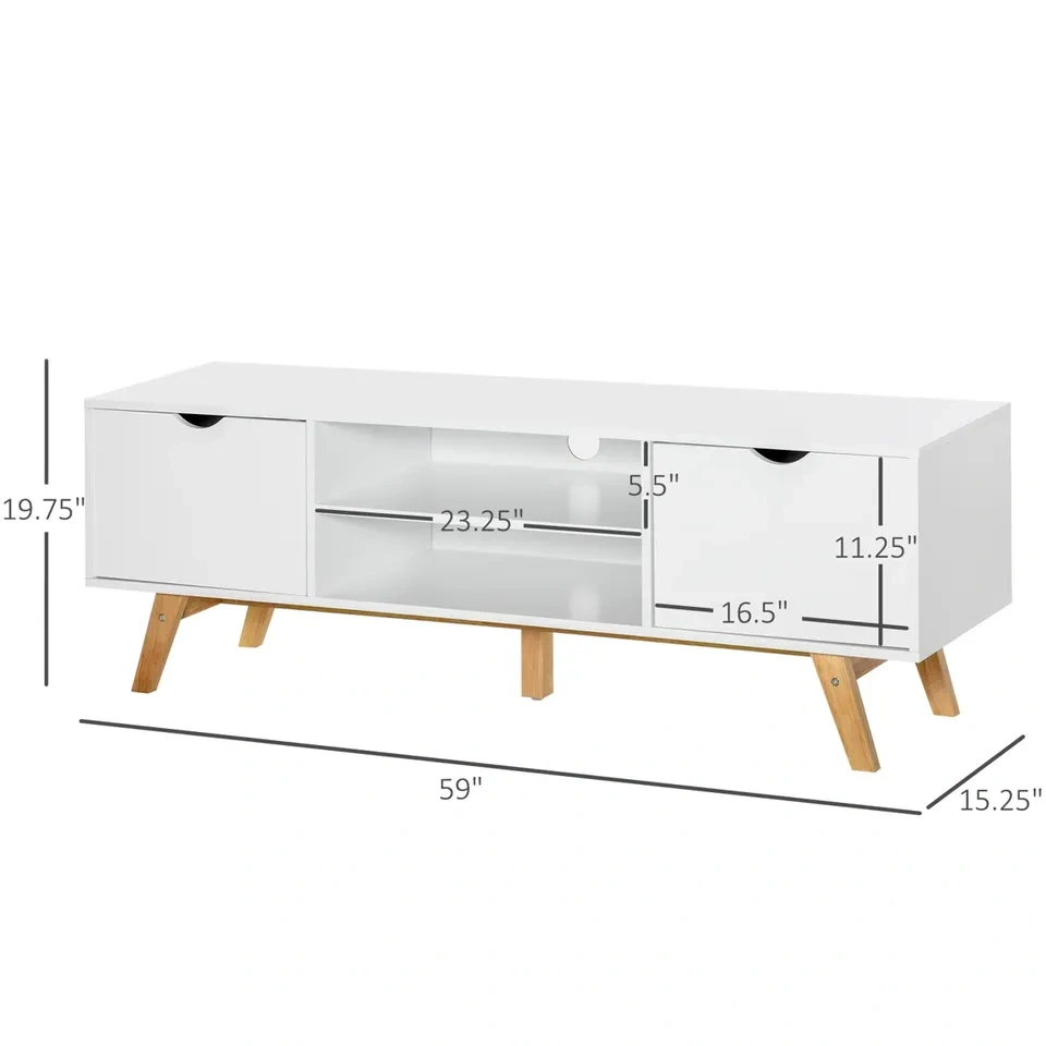 TV Stand / Media Console (Fits TVs Up To 65") – Great Condition - photo 2