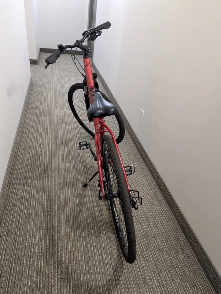 Decathlon Riverside 500 Hybrid Bike (Red, Size Small) - photo 3