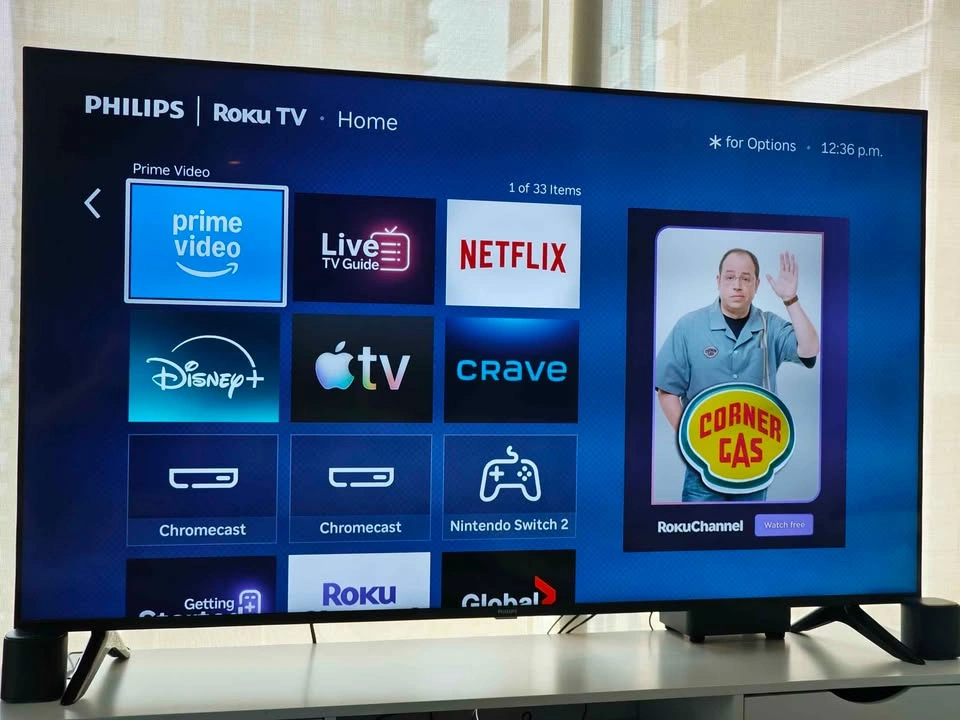 65 inch Phillips Roku TV - photo 2