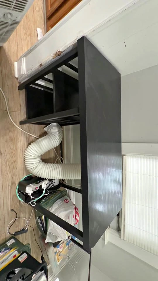 Black desk
