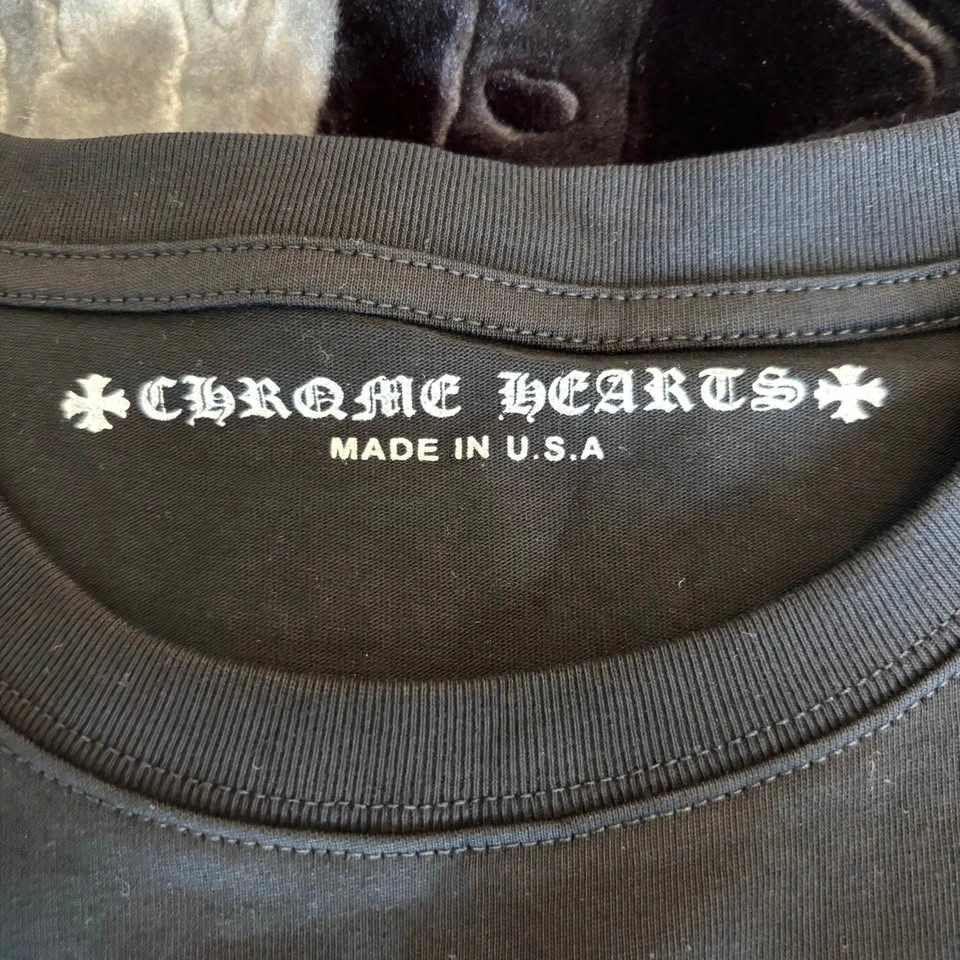 Black Chrome Hearts Longsleeve - Size S - photo 4
