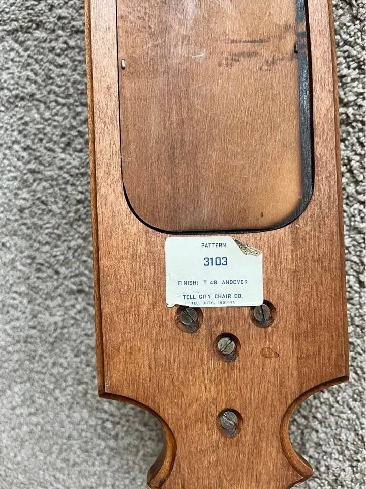 Tell City Chair Co. Wood Wall candle Sconce Mirror - photo 3
