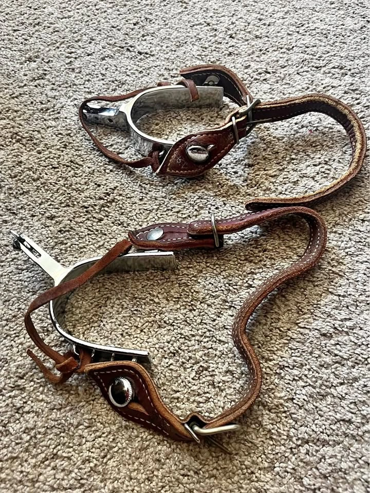 Vintage Kelly 230 Bull & Bronc Riding Spurs