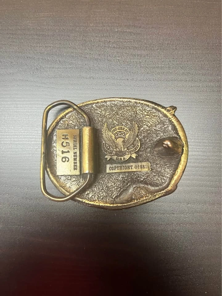 1981 The Great American Buckle Co. Roadrunner Belt Buckle - photo 2