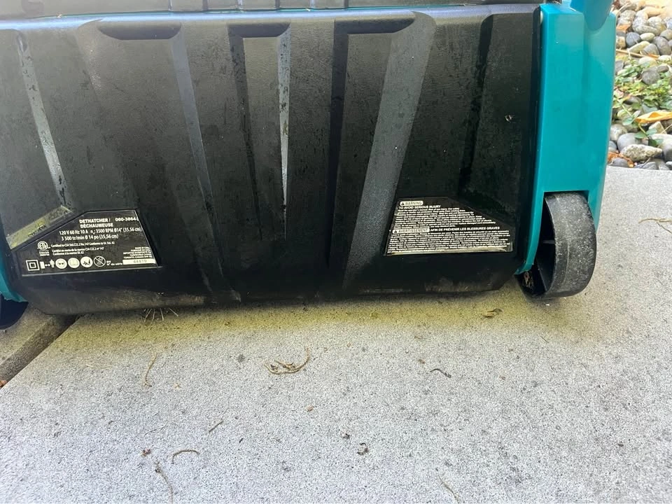 Yardworks 14" Electric Dethatcher - photo 3